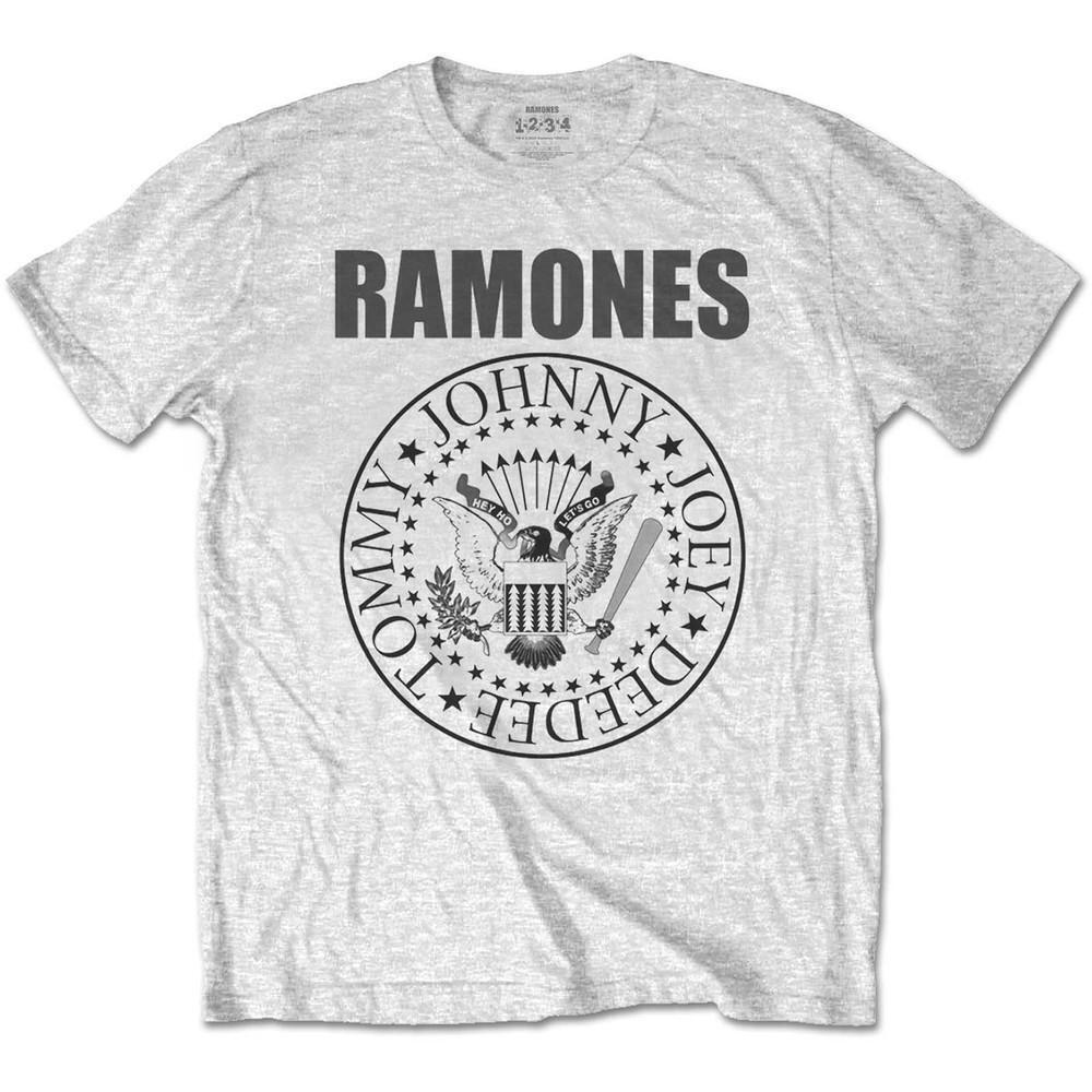 Ramones Kids T Shirt Presidential Seal Heather Grey